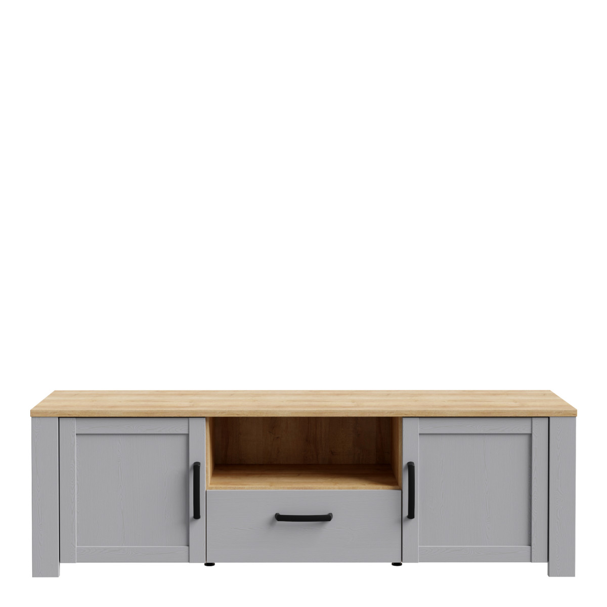 Bohol TV Unit in Riviera Oak and Grey Oak